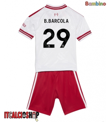 Liverpool Bradley Barcola #29 Seconda Maglia Bambino 2026-27 Manica Corta (+ Pantaloni corti)